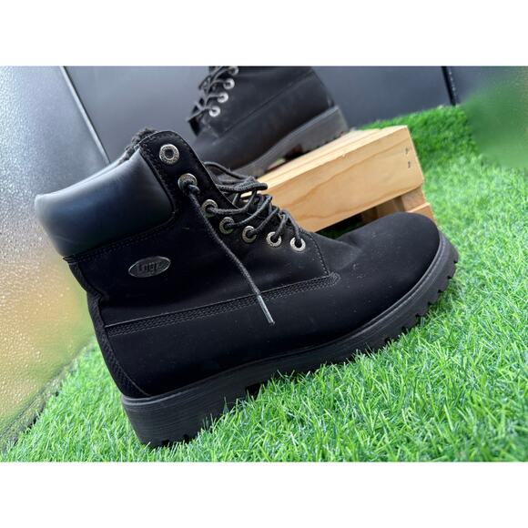 Lugz Boots- Black- Size 6.5M - Picture 2 of 11
